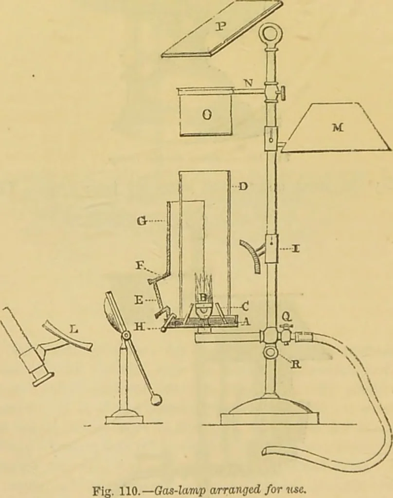 An illustration from The microscope: its history, construction, and application : being a familiar introduction to the use of the instrument and the study of microscopical sciences / by Jabez Hogg., 1869, leaf 211
