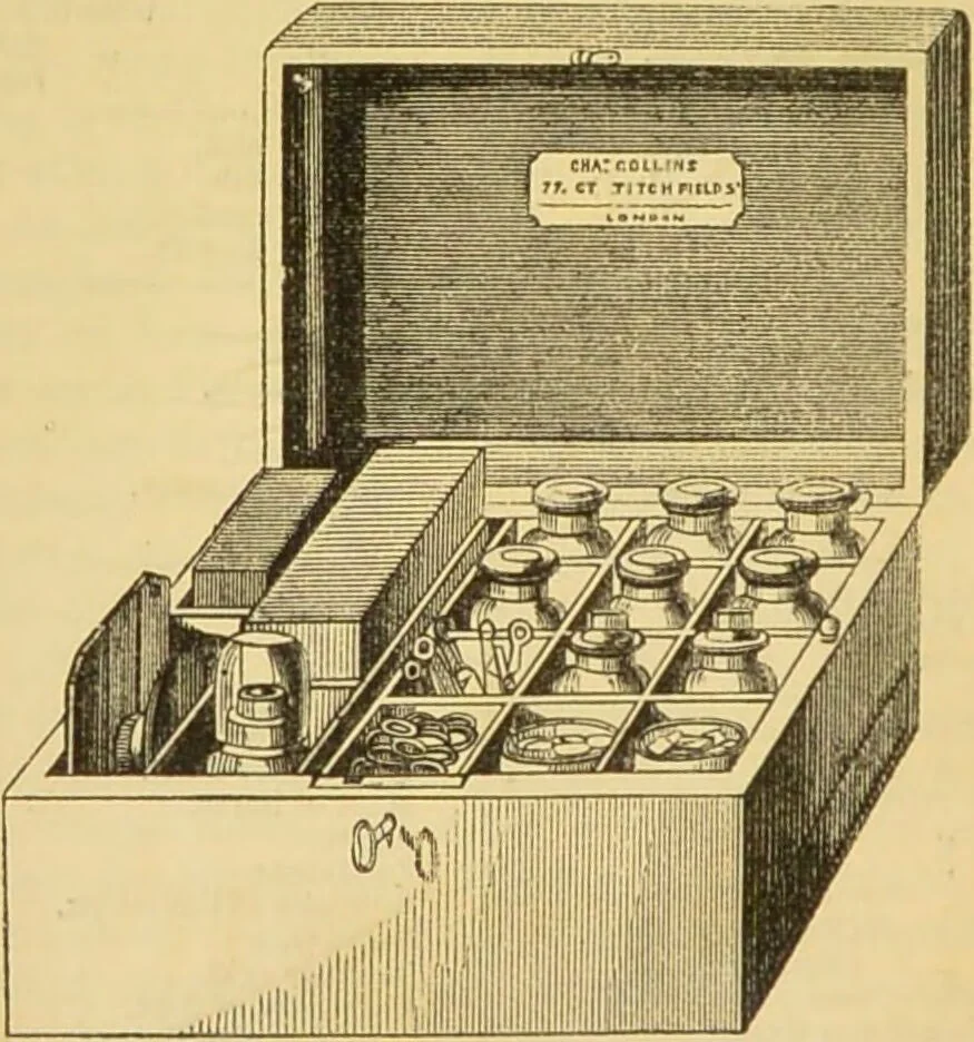 An illustration from The microscope: its history, construction, and application : being a familiar introduction to the use of the instrument and the study of microscopical sciences / by Jabez Hogg., 1869, leaf 279
