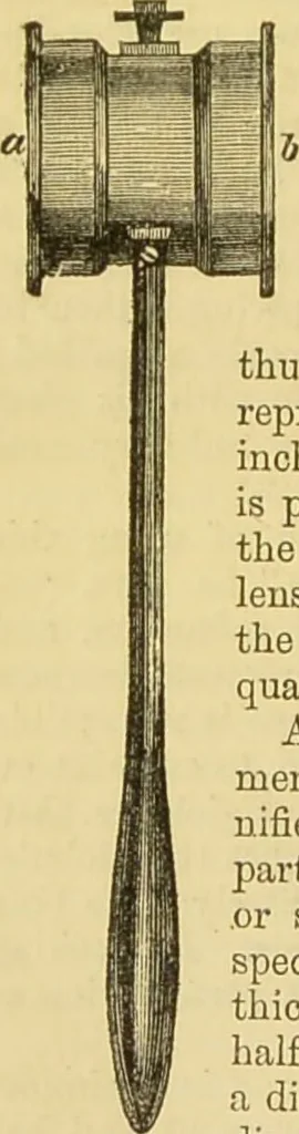 An illustration from The microscope: its history, construction, and application : being a familiar introduction to the use of the instrument and the study of microscopical sciences / by Jabez Hogg., 1869, leaf 31