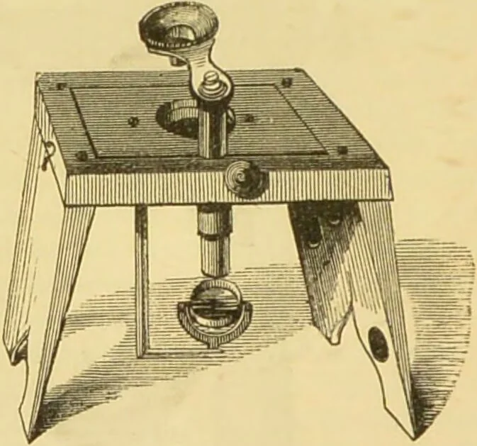 An illustration from The microscope: its history, construction, and application : being a familiar introduction to the use of the instrument and the study of microscopical sciences / by Jabez Hogg., 1869, leaf 63
