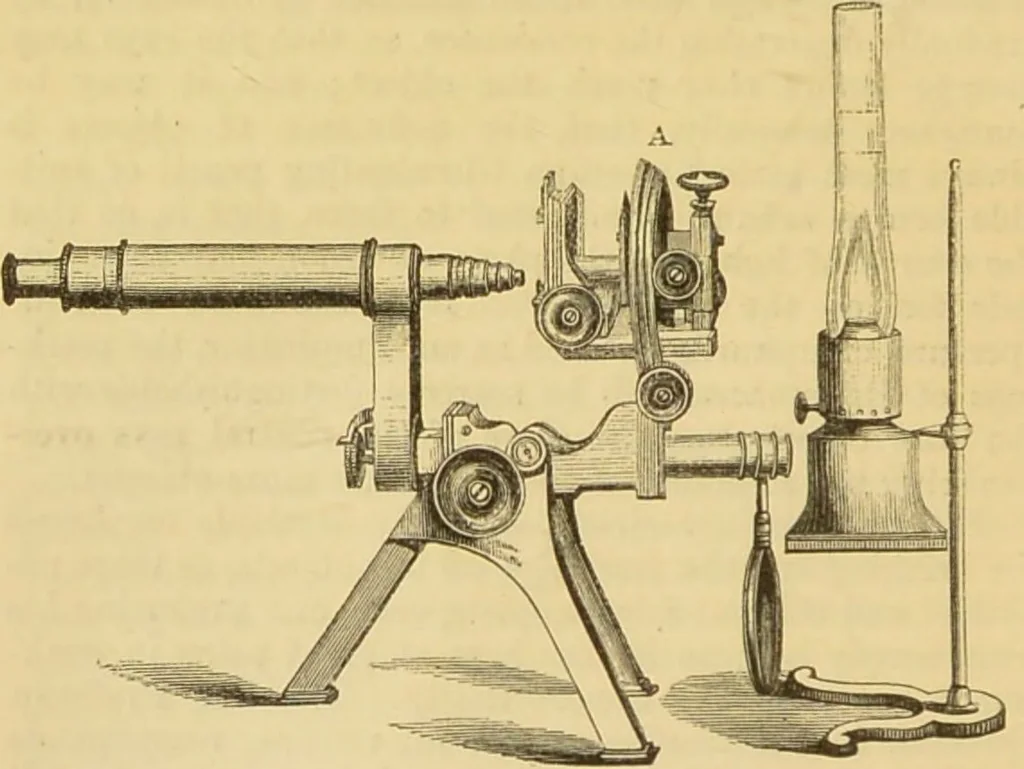 An illustration from The microscope: its history, construction, and application : being a familiar introduction to the use of the instrument and the study of microscopical sciences / by Jabez Hogg., 1869, leaf 87