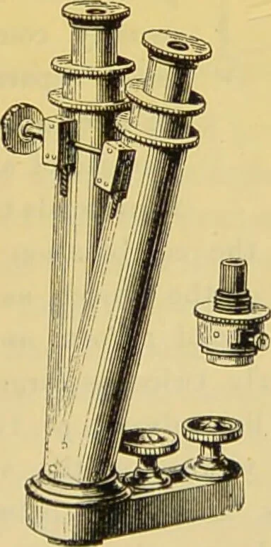 An illustration from The microscope : its history, construction, and application, being a familiar introduction to the use of the instrument, and the study of microscopical science / by Jabez Hogg., 1898, leaf 103