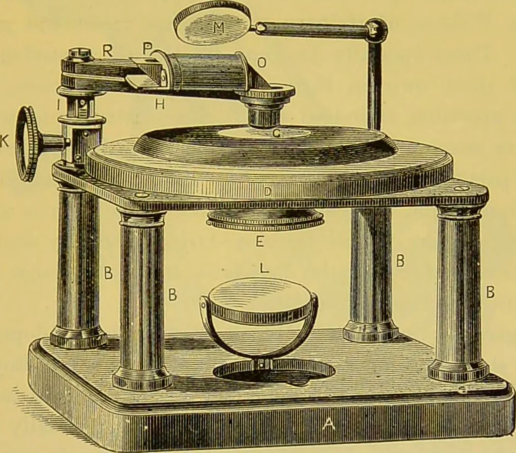 An illustration from The microscope : its history, construction, and application, being a familiar introduction to the use of the instrument, and the study of microscopical science / by Jabez Hogg., 1898, leaf 133