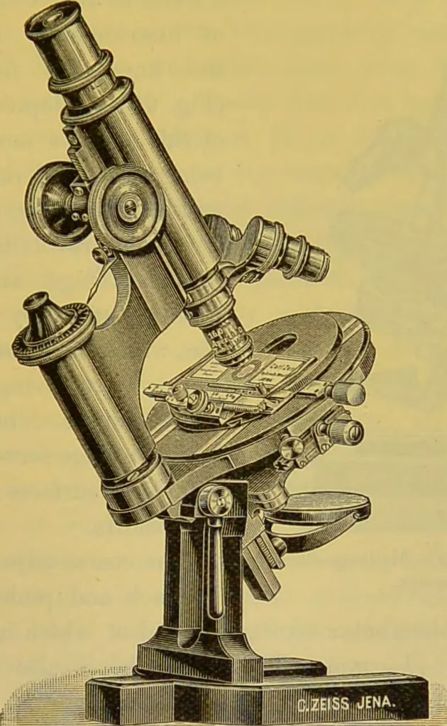 An illustration from The microscope : its history, construction, and application, being a familiar introduction to the use of the instrument, and the study of microscopical science / by Jabez Hogg., 1898, leaf 163