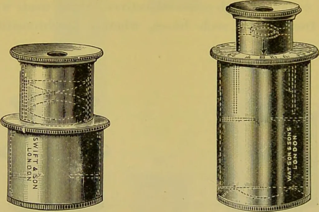 An illustration from The microscope : its history, construction, and application, being a familiar introduction to the use of the instrument, and the study of microscopical science / by Jabez Hogg., 1898, leaf 182