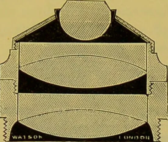An illustration from The microscope : its history, construction, and application, being a familiar introduction to the use of the instrument, and the study of microscopical science / by Jabez Hogg., 1898, leaf 210
