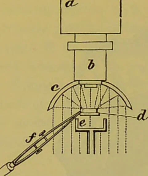 An illustration from The microscope : its history, construction, and application, being a familiar introduction to the use of the instrument, and the study of microscopical science / by Jabez Hogg., 1898, leaf 230