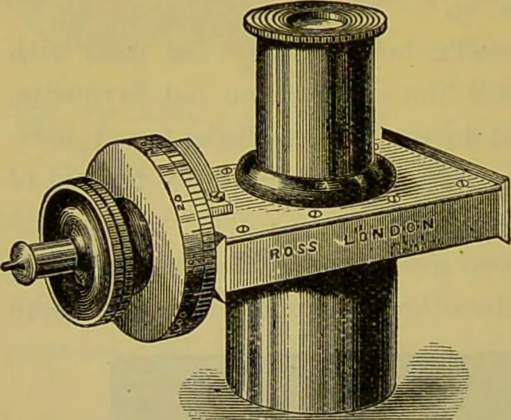 An illustration from The microscope : its history, construction, and application, being a familiar introduction to the use of the instrument, and the study of microscopical science / by Jabez Hogg., 1898, leaf 238