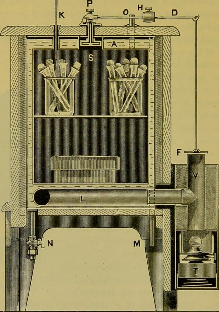 An illustration from The microscope : its history, construction, and application, being a familiar introduction to the use of the instrument, and the study of microscopical science / by Jabez Hogg., 1898, leaf 360