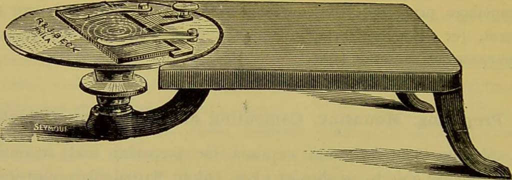 An illustration from The microscope : its history, construction, and application, being a familiar introduction to the use of the instrument, and the study of microscopical science / by Jabez Hogg., 1898, leaf 374
