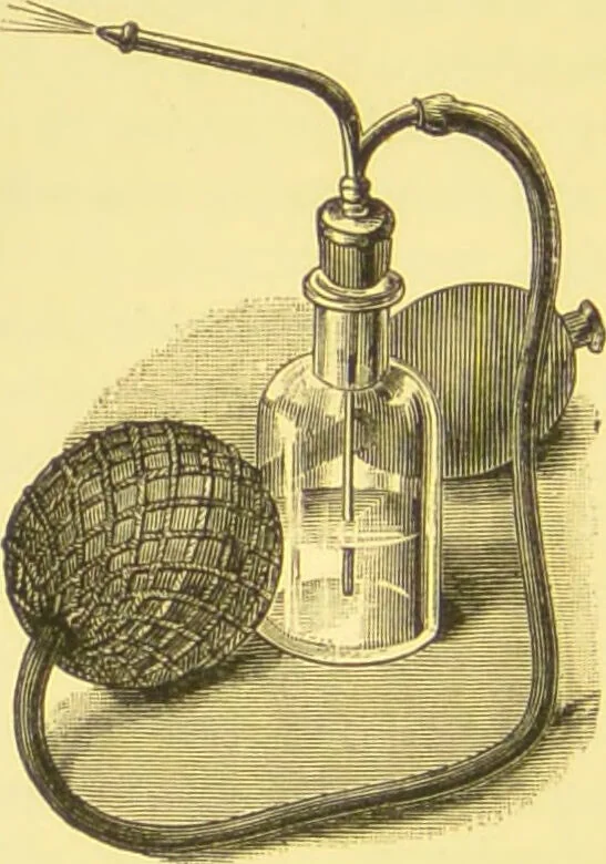 An illustration from Diseases of the nose and throat / by F. de Havilland Hall ... With 2 coloured plates and 59 illustrations., 1894, leaf 32