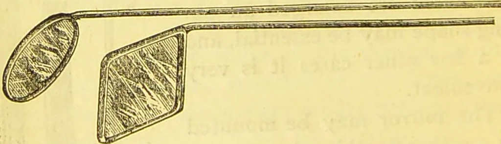 An illustration from Laryngoscopy and rhinoscopy and the diagnosis and treatment of the diseases of the throat and nose / by Prosser James, M.D., 1888, leaf 28