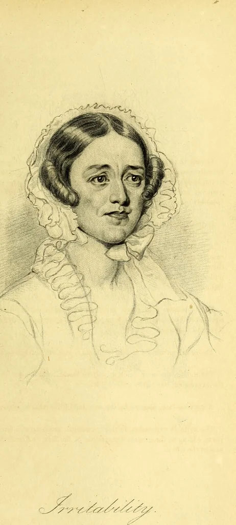 An illustration from Facts & faces : being an enquiry into the connection between linear & mental portraiture ; with a dissertation on personal & relative beauty ... / Thomas Woolnoth., 1854, leaf 211