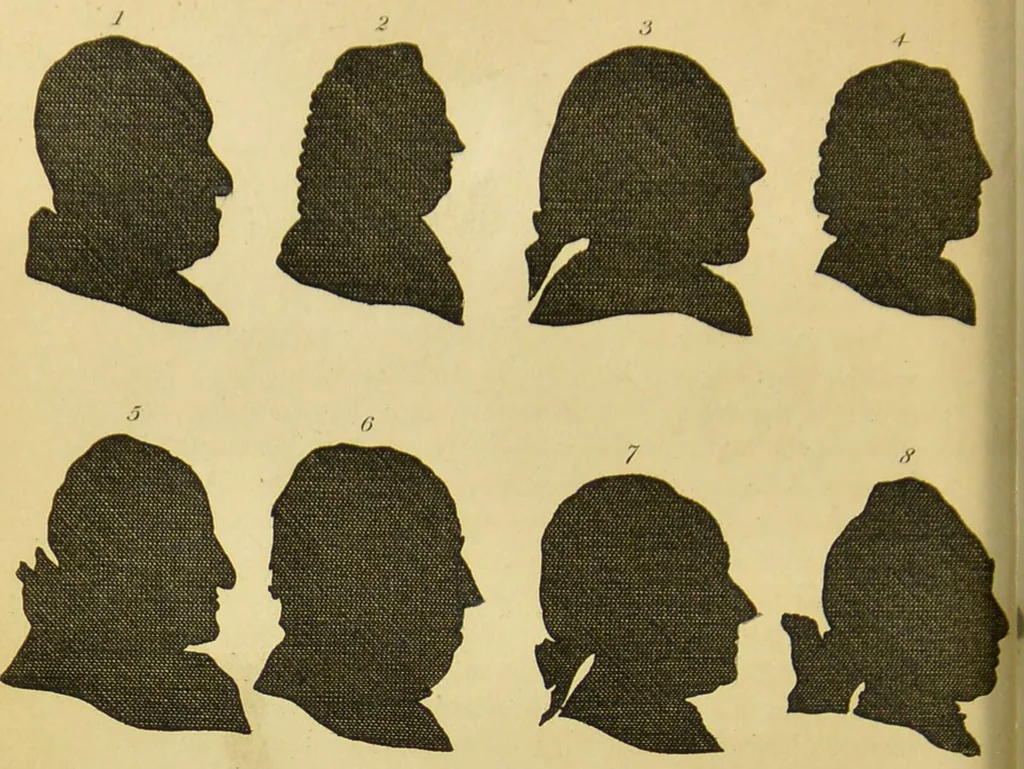 An illustration from Essays on physiognomy : designed to promote the knowledge and the love of mankind / written in the German language by John Caspar Lavater ; and translated into English by Thomas Holcroft ; to which are added, One hundred physiognomonical rules, a posthumous work by Mr. Lavater ; and memoirs of the life of the author, compiled principally from the life of Lavater, by G. Gessner., 1848, leaf 382