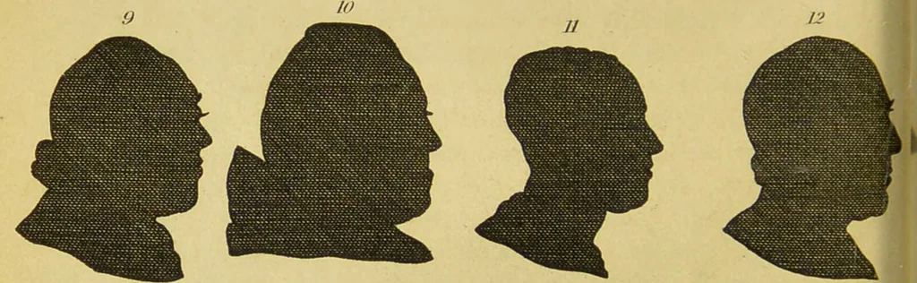 An illustration from Essays on physiognomy : designed to promote the knowledge and the love of mankind / written in the German language by John Caspar Lavater ; and translated into English by Thomas Holcroft ; to which are added, One hundred physiognomonical rules, a posthumous work by Mr. Lavater ; and memoirs of the life of the author, compiled principally from the life of Lavater, by G. Gessner., 1848, leaf 382
