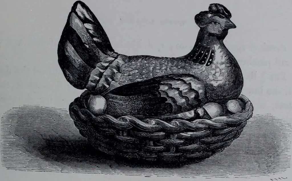 An illustration from The royal cookery book (le livre de cuisine) / by Jules Gouffé ; translated from the French and adapted for English use by Alphonse Gouffé ... comprising domestic and high-class cookery, illustrated with sixteen large plates printed in colours, and one hundred and sixty-one woodcuts from drawing from nature by E. Ronjat., 1868, leaf 241