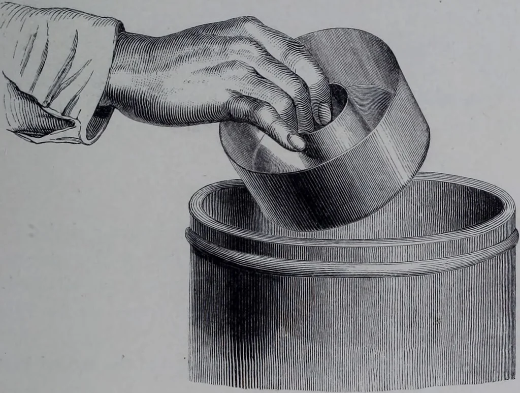 An illustration from The royal cookery book (le livre de cuisine) / by Jules Gouffé ; translated from the French and adapted for English use by Alphonse Gouffé ... comprising domestic and high-class cookery, illustrated with sixteen large plates printed in colours, and one hundred and sixty-one woodcuts from drawing from nature by E. Ronjat., 1868, leaf 261