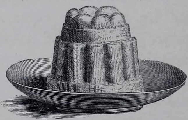 An illustration from The royal cookery book (le livre de cuisine) / by Jules Gouffé ; translated from the French and adapted for English use by Alphonse Gouffé ... comprising domestic and high-class cookery, illustrated with sixteen large plates printed in colours, and one hundred and sixty-one woodcuts from drawing from nature by E. Ronjat., 1868, leaf 262
