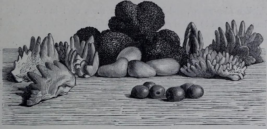An illustration from The royal cookery book (le livre de cuisine) / by Jules Gouffé ; translated from the French and adapted for English use by Alphonse Gouffé ... comprising domestic and high-class cookery, illustrated with sixteen large plates printed in colours, and one hundred and sixty-one woodcuts from drawing from nature by E. Ronjat., 1868, leaf 375