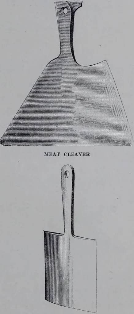 An illustration from The royal cookery book (le livre de cuisine) / by Jules Gouffé ; translated from the French and adapted for English use by Alphonse Gouffé ... comprising domestic and high-class cookery, illustrated with sixteen large plates printed in colours, and one hundred and sixty-one woodcuts from drawing from nature by E. Ronjat., 1868, leaf 39