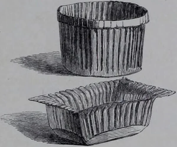 An illustration from The royal cookery book (le livre de cuisine) / by Jules Gouffé ; translated from the French and adapted for English use by Alphonse Gouffé ... comprising domestic and high-class cookery, illustrated with sixteen large plates printed in colours, and one hundred and sixty-one woodcuts from drawing from nature by E. Ronjat., 1868, leaf 417