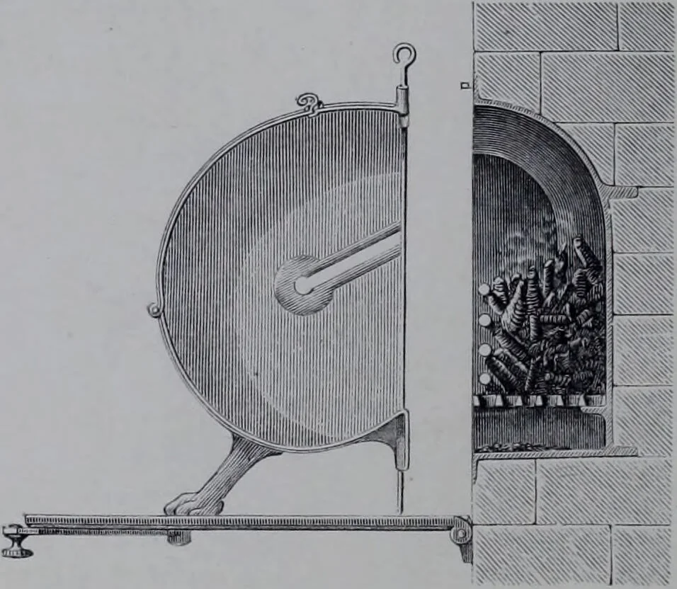 An illustration from The royal cookery book (le livre de cuisine) / by Jules Gouffé ; translated from the French and adapted for English use by Alphonse Gouffé ... comprising domestic and high-class cookery, illustrated with sixteen large plates printed in colours, and one hundred and sixty-one woodcuts from drawing from nature by E. Ronjat., 1868, leaf 46