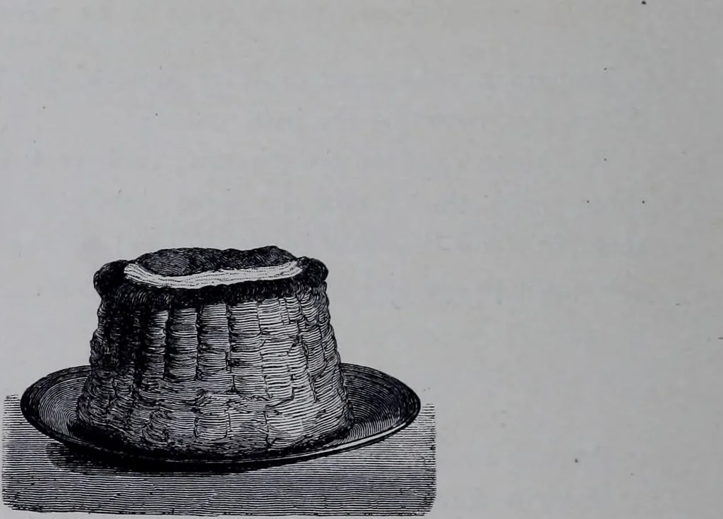 An illustration from The royal cookery book (le livre de cuisine) / by Jules Gouffé ; translated from the French and adapted for English use by Alphonse Gouffé ... comprising domestic and high-class cookery, illustrated with sixteen large plates printed in colours, and one hundred and sixty-one woodcuts from drawing from nature by E. Ronjat., 1868, leaf 592