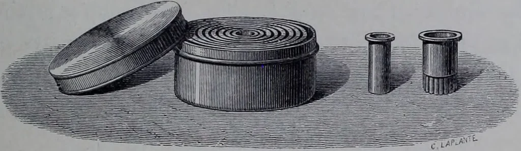 An illustration from The royal cookery book (le livre de cuisine) / by Jules Gouffé ; translated from the French and adapted for English use by Alphonse Gouffé ... comprising domestic and high-class cookery, illustrated with sixteen large plates printed in colours, and one hundred and sixty-one woodcuts from drawing from nature by E. Ronjat., 1868, leaf 661