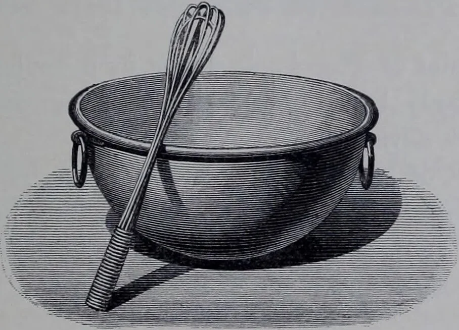 An illustration from The royal cookery book (le livre de cuisine) / by Jules Gouffé ; translated from the French and adapted for English use by Alphonse Gouffé ... comprising domestic and high-class cookery, illustrated with sixteen large plates printed in colours, and one hundred and sixty-one woodcuts from drawing from nature by E. Ronjat., 1868, leaf 663