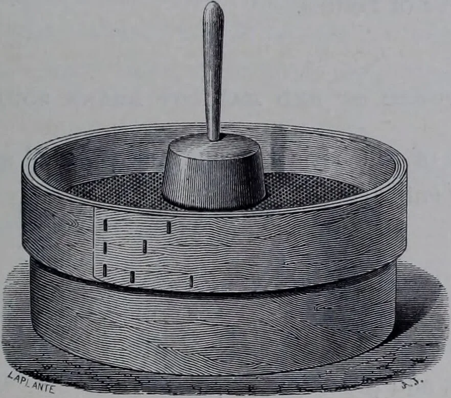 An illustration from The royal cookery book (le livre de cuisine) / by Jules Gouffé ; translated from the French and adapted for English use by Alphonse Gouffé ... comprising domestic and high-class cookery, illustrated with sixteen large plates printed in colours, and one hundred and sixty-one woodcuts from drawing from nature by E. Ronjat., 1868, leaf 77