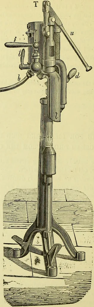 An illustration from The confectioners' hand-book and practical guide to the art of sugar boiling in all its branches : the manufacture of creams, fondants, liqueurs, pastilles, jujubes (gelatine and gum), comfits, lozenges (plain and medicated), chocolate, chocolate creams, drops, bars, &c; American caramels, ice creams and moulded ices of every description : jams, jellies and marmalades (by fire and steam). Preserved and crystalized fruits, candied peel, English and Scotch pastry, cordials and syrups for American hot & iced beverages. Aerated waters of every description, by hand and machine, for bottle, syphon, or fountain, ginger beer, horehound, and other fermented beers. The recipes are accompanied with full and clear instructions in every branch. Every information about colours and flavours; the best to use and how to make them. Useful notes on machinery for every purpose, and about one hundred illustrations., 1883, leaf 120