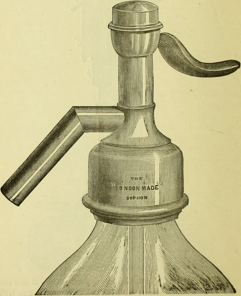 An illustration from The confectioners' hand-book and practical guide to the art of sugar boiling in all its branches : the manufacture of creams, fondants, liqueurs, pastilles, jujubes (gelatine and gum), comfits, lozenges (plain and medicated), chocolate, chocolate creams, drops, bars, &c; American caramels, ice creams and moulded ices of every description : jams, jellies and marmalades (by fire and steam). Preserved and crystalized fruits, candied peel, English and Scotch pastry, cordials and syrups for American hot & iced beverages. Aerated waters of every description, by hand and machine, for bottle, syphon, or fountain, ginger beer, horehound, and other fermented beers. The recipes are accompanied with full and clear instructions in every branch. Every information about colours and flavours; the best to use and how to make them. Useful notes on machinery for every purpose, and about one hundred illustrations., 1883, leaf 122