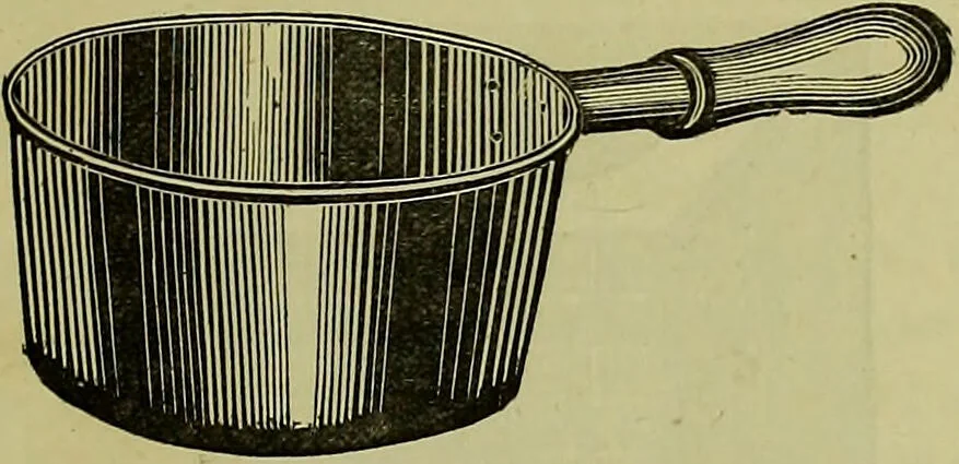 An illustration from The confectioners' hand-book and practical guide to the art of sugar boiling in all its branches : the manufacture of creams, fondants, liqueurs, pastilles, jujubes (gelatine and gum), comfits, lozenges (plain and medicated), chocolate, chocolate creams, drops, bars, &c; American caramels, ice creams and moulded ices of every description : jams, jellies and marmalades (by fire and steam). Preserved and crystalized fruits, candied peel, English and Scotch pastry, cordials and syrups for American hot & iced beverages. Aerated waters of every description, by hand and machine, for bottle, syphon, or fountain, ginger beer, horehound, and other fermented beers. The recipes are accompanied with full and clear instructions in every branch. Every information about colours and flavours; the best to use and how to make them. Useful notes on machinery for every purpose, and about one hundred illustrations., 1883, leaf 15