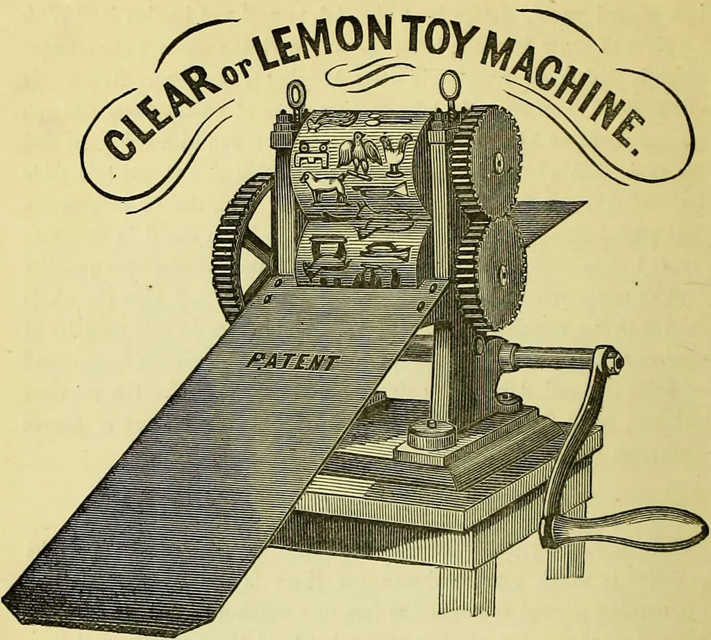 An illustration from The confectioners' hand-book and practical guide to the art of sugar boiling in all its branches : the manufacture of creams, fondants, liqueurs, pastilles, jujubes (gelatine and gum), comfits, lozenges (plain and medicated), chocolate, chocolate creams, drops, bars, &c; American caramels, ice creams and moulded ices of every description : jams, jellies and marmalades (by fire and steam). Preserved and crystalized fruits, candied peel, English and Scotch pastry, cordials and syrups for American hot & iced beverages. Aerated waters of every description, by hand and machine, for bottle, syphon, or fountain, ginger beer, horehound, and other fermented beers. The recipes are accompanied with full and clear instructions in every branch. Every information about colours and flavours; the best to use and how to make them. Useful notes on machinery for every purpose, and about one hundred illustrations., 1883, leaf 46