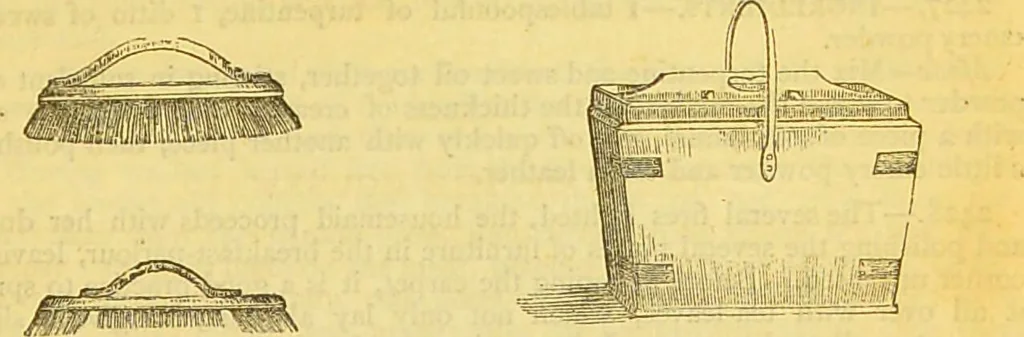 An illustration from The book of household management : comprising information for the mistress ... also, sanitary, medical, & legal memoranda; with a history of the origin, properties, and uses of all things connected with home life and comfort / by Mrs. Isabella Beeton., 1869, leaf 1099