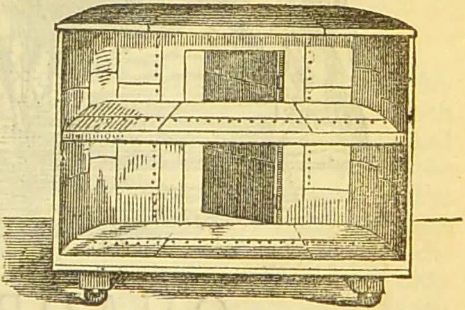 An illustration from The book of household management : comprising information for the mistress ... also, sanitary, medical, & legal memoranda; with a history of the origin, properties, and uses of all things connected with home life and comfort / by Mrs. Isabella Beeton., 1869, leaf 331