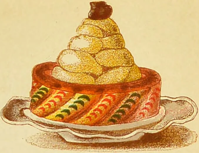 An illustration from The book of household management : comprising information for the mistress ... also, sanitary, medical, & legal memoranda; with a history of the origin, properties, and uses of all things connected with home life and comfort / by Mrs. Isabella Beeton., 1869, leaf 585
