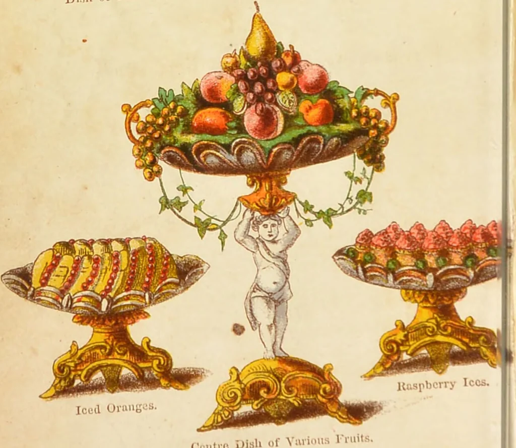 An illustration from The book of household management : comprising information for the mistress ... also, sanitary, medical, & legal memoranda; with a history of the origin, properties, and uses of all things connected with home life and comfort / by Mrs. Isabella Beeton., 1869, leaf 6