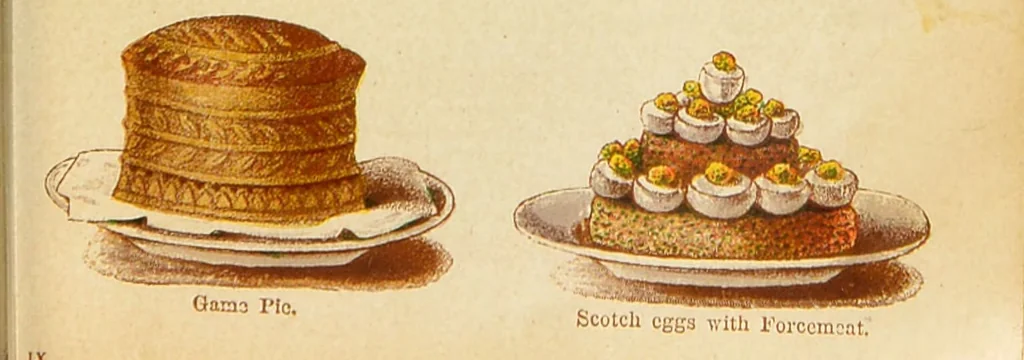 An illustration from The book of household management : comprising information for the mistress ... also, sanitary, medical, & legal memoranda; with a history of the origin, properties, and uses of all things connected with home life and comfort / by Mrs. Isabella Beeton., 1869, leaf 627