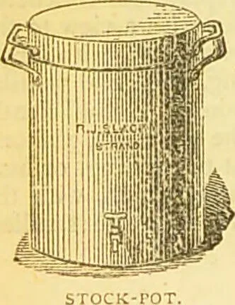 An illustration from The book of household management : comprising information for the mistress ... also, sanitary, medical, & legal memoranda; with a history of the origin, properties, and uses of all things connected with home life and comfort / by Mrs. Isabella Beeton., 1869, leaf 74