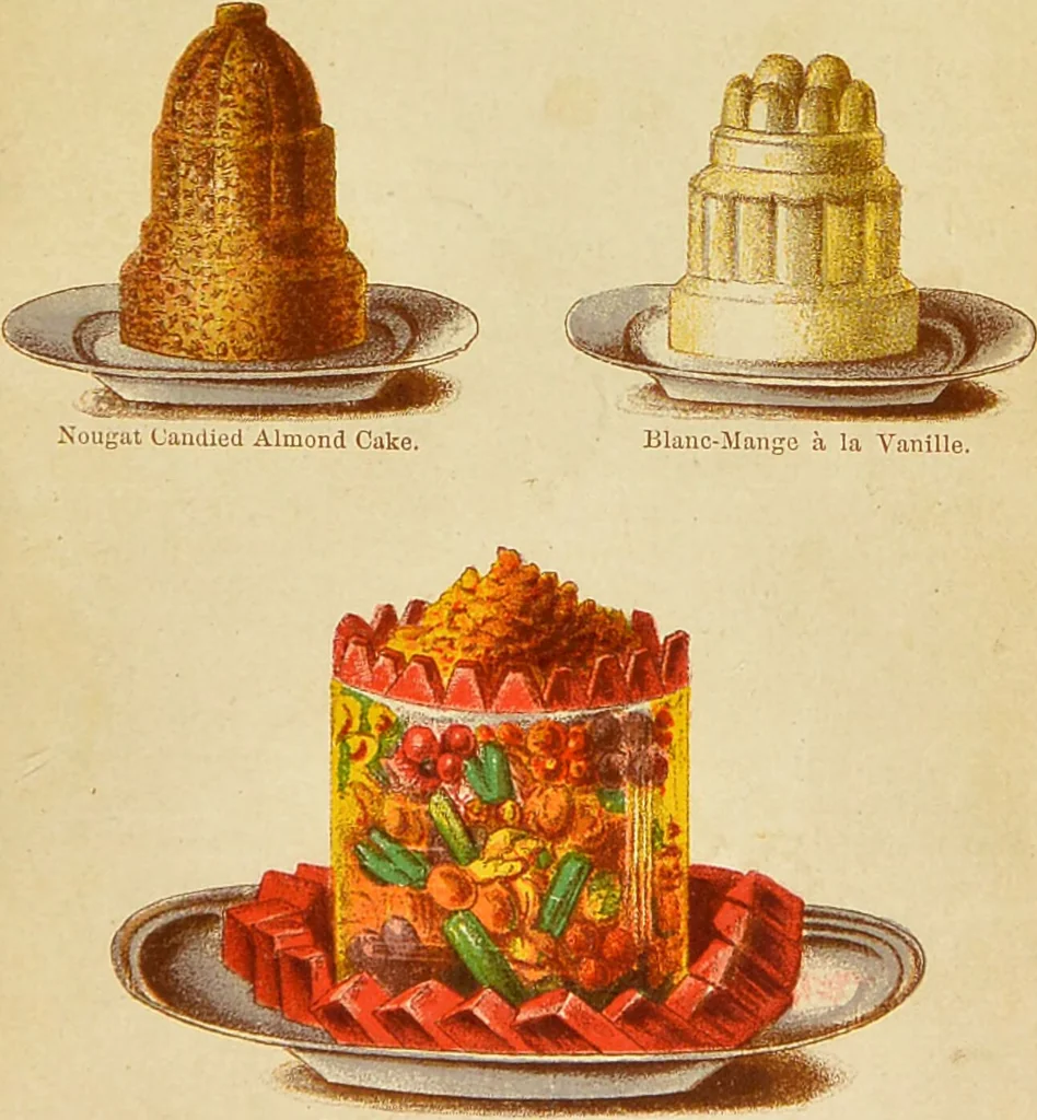 An illustration from The book of household management : comprising information for the mistress ... also, sanitary, medical, & legal memoranda; with a history of the origin, properties, and uses of all things connected with home life and comfort / by Mrs. Isabella Beeton., 1869, leaf 749