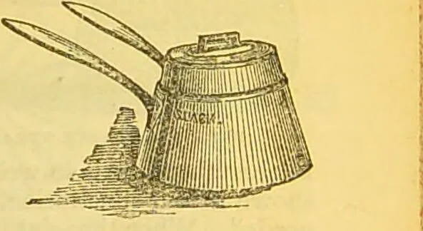 An illustration from The book of household management : comprising information for the mistress ... also, sanitary, medical, & legal memoranda; with a history of the origin, properties, and uses of all things connected with home life and comfort / by Mrs. Isabella Beeton., 1869, leaf 75
