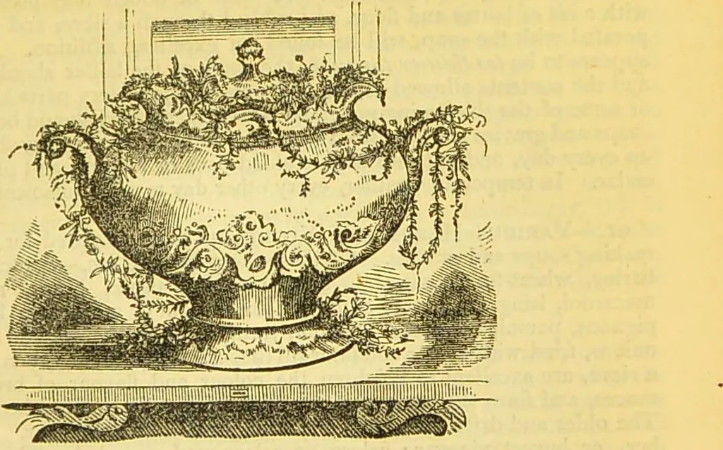 An illustration from The book of household management : comprising information for the mistress ... also, sanitary, medical, & legal memoranda; with a history of the origin, properties, and uses of all things connected with home life and comfort / by Mrs. Isabella Beeton., 1869, leaf 99
