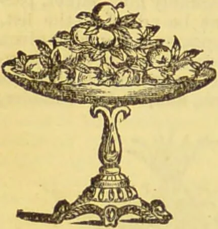 An illustration from Beeton's every-day cookery and housekeeping book : comprising instructions for mistress and servants, and a collection of over sixteen hundred and fifty practical receipts. With numerous wood engravings and one hundred and forty-two coloured figures, showing the proper mode of sending dishes to table., 1888, leaf 190