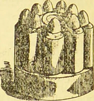 An illustration from Beeton's every-day cookery and housekeeping book : comprising instructions for mistress and servants, and a collection of over sixteen hundred and fifty practical receipts. With numerous wood engravings and one hundred and forty-two coloured figures, showing the proper mode of sending dishes to table., 1888, leaf 267