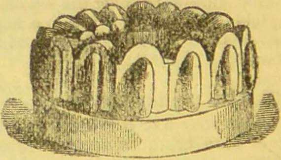 An illustration from Beeton's every-day cookery and housekeeping book : comprising instructions for mistress and servants, and a collection of over sixteen hundred and fifty practical receipts. With numerous wood engravings and one hundred and forty-two coloured figures, showing the proper mode of sending dishes to table., 1888, leaf 314
