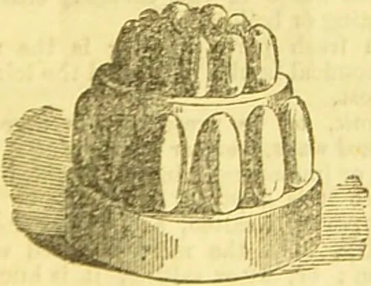 An illustration from Beeton's every-day cookery and housekeeping book : comprising instructions for mistress and servants, and a collection of over sixteen hundred and fifty practical receipts. With numerous wood engravings and one hundred and forty-two coloured figures, showing the proper mode of sending dishes to table., 1888, leaf 347