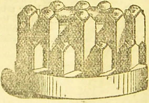An illustration from Beeton's every-day cookery and housekeeping book : comprising instructions for mistress and servants, and a collection of over sixteen hundred and fifty practical receipts. With numerous wood engravings and one hundred and forty-two coloured figures, showing the proper mode of sending dishes to table., 1888, leaf 373