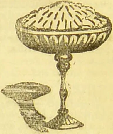 An illustration from Beeton's every-day cookery and housekeeping book : comprising instructions for mistress and servants, and a collection of over sixteen hundred and fifty practical receipts. With numerous wood engravings and one hundred and forty-two coloured figures, showing the proper mode of sending dishes to table., 1888, leaf 435