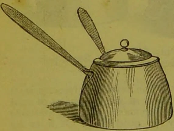 An illustration from Warne's model cookery and housekeeping book : containing complete instructions in household management, and receipts for breakfast dishes ... bills of fare, duties of servants, etc. / compiled and edited by Mary Jewry., 1871, leaf 24